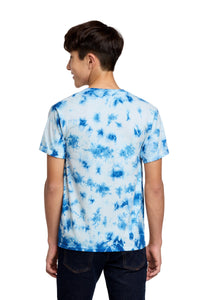 Port & Co Youth Crystal Tie-Dye Tee PC145Y - True Royal Back