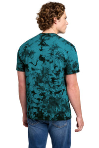 Port & Co Crystal Tie-Dye Tee PC145 - Black/ Teal Back