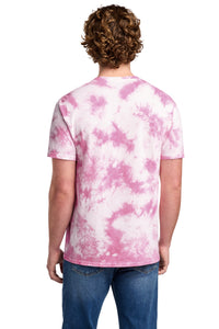 Port & Co Crystal Tie-Dye Tee PC145 - Bright Pink Back