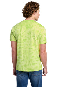 Port & Co Crystal Tie-Dye Tee PC145 - Lemon Lime Back