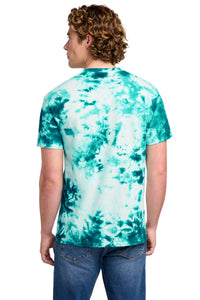 Port & Co Crystal Tie-Dye Tee PC145 - Teal Back