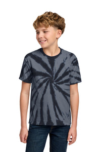 Port & Co Youth Tie-Dye Tee - Black