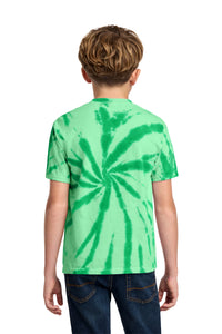 Port & Co Youth Tie-Dye Tee - Kelly Back