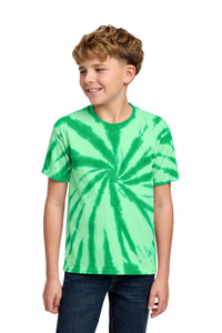 Port & Co Youth Tie-Dye Tee - Kelly