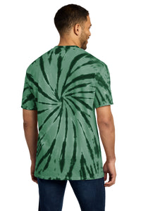 Port & Co Tie-Dye Tee - Forest Green Back