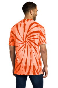 Port & Co Tie-Dye Tee - Orange Back