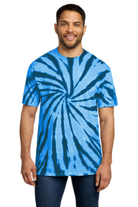 Port & Co Tie-Dye Tee - Royal
