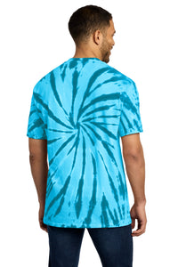 Port & Co Tie-Dye Tee - Turquoise Back