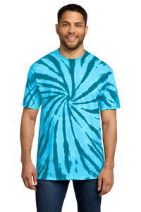 Port & Co Tie-Dye Tee - Turquoise