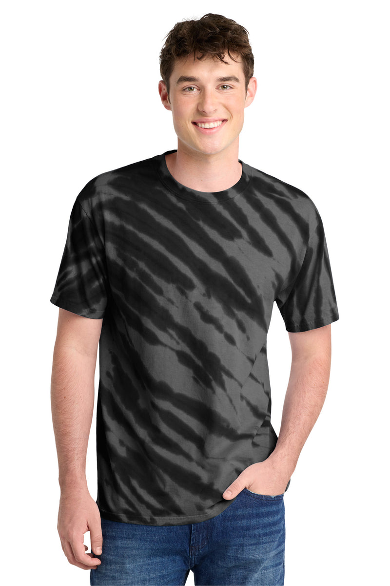 Port & Co Tiger Stripe Tie-Dye Tee