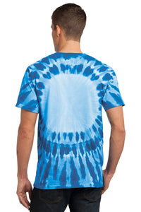Port & Co Window Tie-Dye Tee - Royal Back