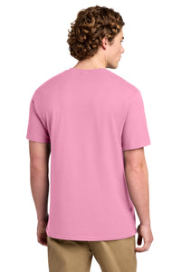 Port & Co Ring Spun Cotton Tee - Candy Pink Back