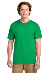 Port & Co Ring Spun Cotton Tee - Clover Green