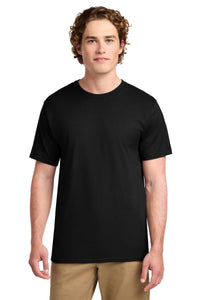 Port & Co Ring Spun Cotton Tee - Jet Black