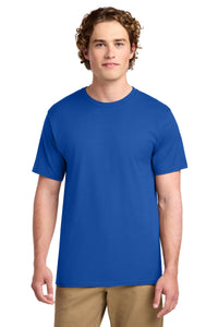 Port & Co Ring Spun Cotton Tee - Royal
