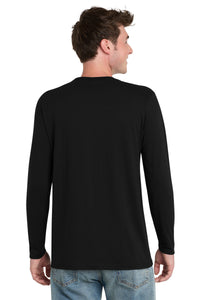 Port & Co Tri-Blend Long Sleeve Tee - Black Back
