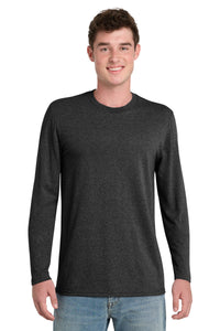 Port & Co Tri-Blend Long Sleeve Tee - Black Heather