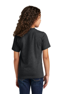 Port & Co Youth Tri-Blend Tee PC330Y - Black Heather Back