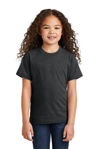 Port & Co Youth Tri-Blend Tee PC330Y - Black Heather