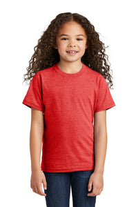 Port & Co Youth Tri-Blend Tee PC330Y - Bright Red Heather