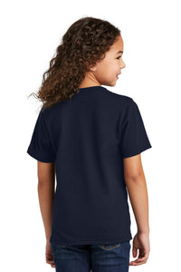 Port & Co Youth Tri-Blend Tee PC330Y - Deep Navy Back