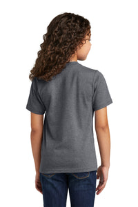 Port & Co Youth Tri-Blend Tee PC330Y - Graphite Heather Back