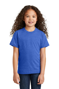 Port & Co Youth Tri-Blend Tee PC330Y - Heather Royal