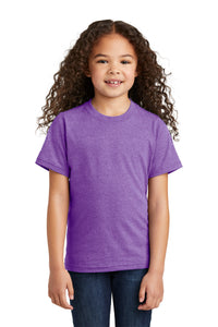 Port & Co Youth Tri-Blend Tee PC330Y - Team Purple Heather