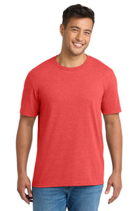 Port & Co Tri-Blend Tee - Bright Red Heather