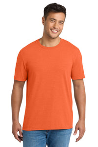 Port & Co Tri-Blend Tee - Deep Orange Heather