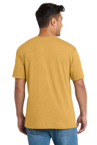 Port & Co Tri-Blend Tee - Ochre Yellow Heather Back