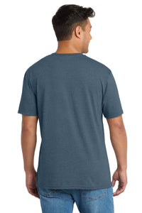 Port & Co Tri-Blend Tee - Steel Blue Heather Back