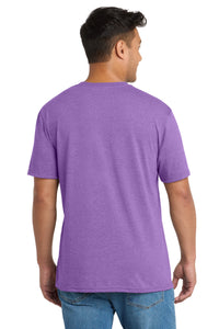 Port & Co Tri-Blend Tee - Team Purple Heather Back