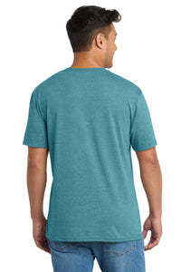 Port & Co Tri-Blend Tee - Vivid Teal Heather Back