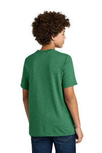 Port & Co Youth CVC Tee PC340Y - Athletic Kelly Green Heather Back