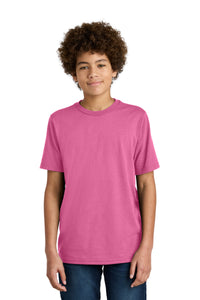 Port & Co Youth CVC Tee PC340Y - Awareness Pink