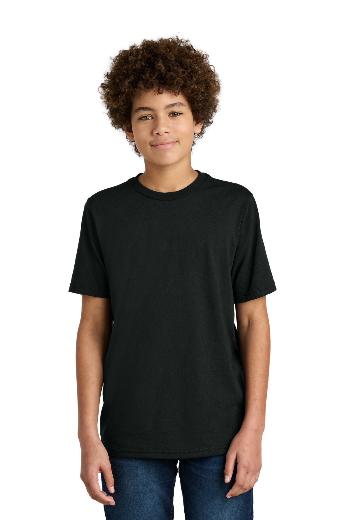 Port & Co Youth CVC Tee PC340Y - Black