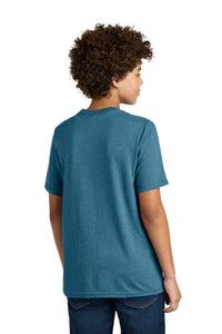 Port & Co Youth CVC Tee PC340Y - Mountain Blue Heather Back