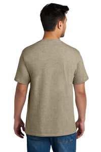 Port & Co CVC Tee PC340 - Desert Tan Heather Back