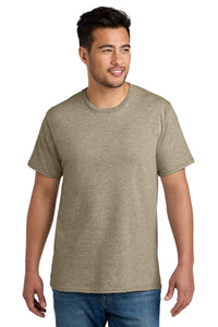 Port & Co CVC Tee PC340 - Desert Tan Heather