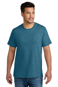 Port & Co CVC Tee PC340 - Mountain Blue Heather
