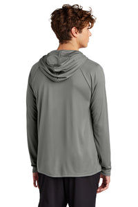 Port & Co Performance Pullover Hooded Tee PC380H - Charcoal Back