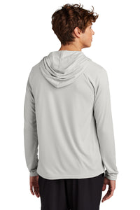 Port & Co Performance Pullover Hooded Tee PC380H - Silver Back