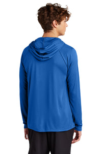 Port & Co Performance Pullover Hooded Tee PC380H - True Royal Back