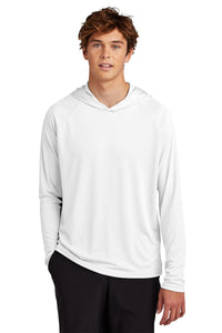 Port & Co Performance Pullover Hooded Tee PC380H - White