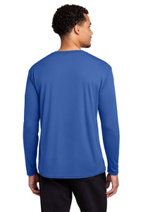 Port & Co Long Sleeve Performance Tee - Royal Back