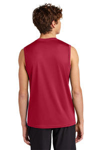 Port & Co Performance Sleeveless Tee PC380SL - Red Back