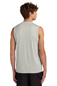 Port & Co Performance Sleeveless Tee PC380SL - Silver Back