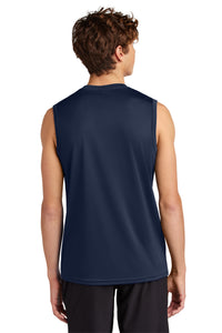 Port & Co Performance Sleeveless Tee PC380SL - True Navy Back
