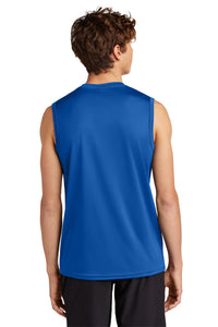 Port & Co Performance Sleeveless Tee PC380SL - True Royal Back